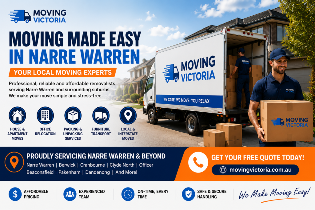 Alt text: Professional removalists and movers in Narre Warren Melbourne